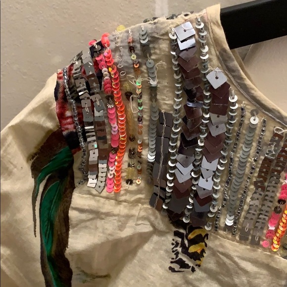 Anthropologie Sequin Top - Picture 3 of 6